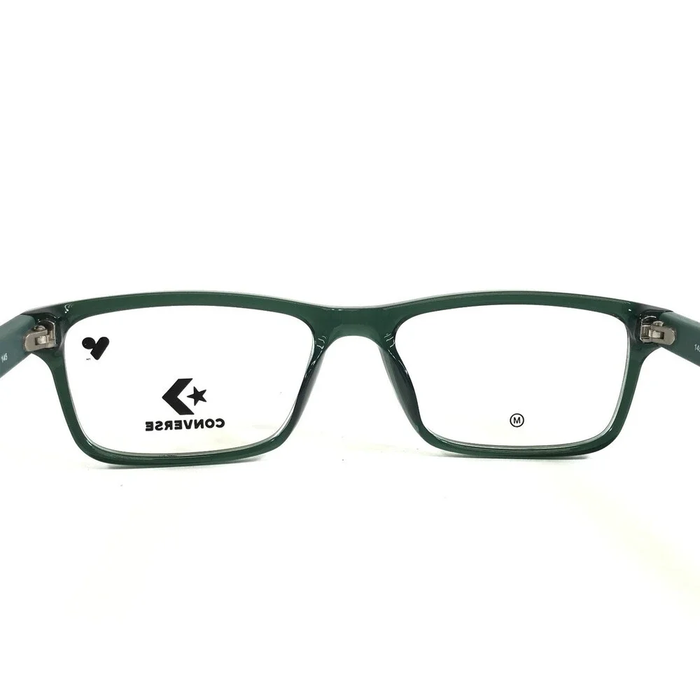 Converse Eyeglasses Frames CV5095 314 Green Rectangle Full Rim 54-17-145